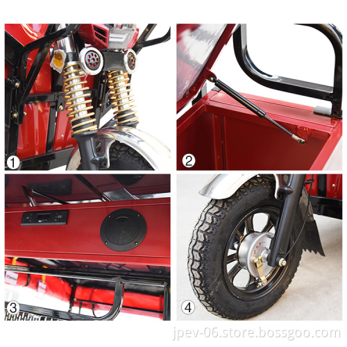 Jinpeng New Electric Rickshaw Altri tricicli tricicli elettrici triciclo elettrico triciclo per adulti Acquista 1 Ottieni 1 in vendita